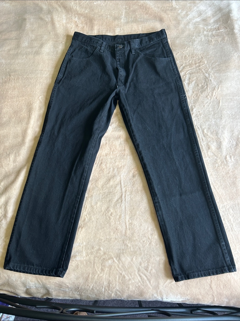 Rustler Men's Black Straight Jeans